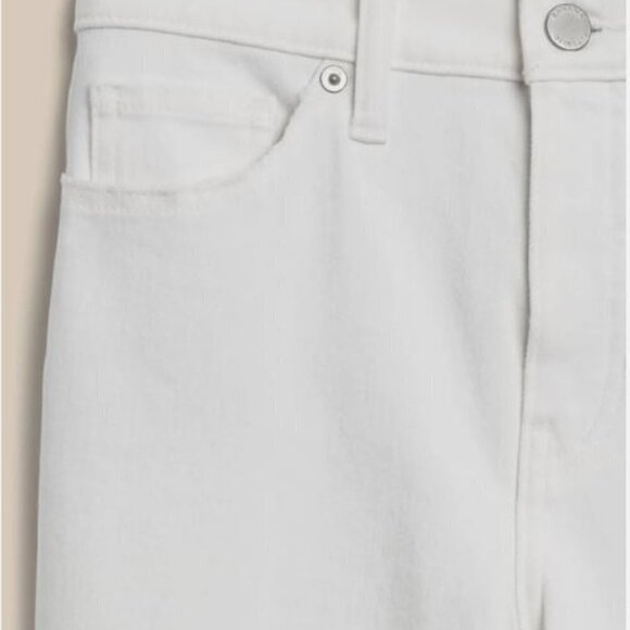 Banana Republic High-Rise Slim Jeans Ankle 26/2 PETITE Distressed White RT$119 - Picture 6 of 12